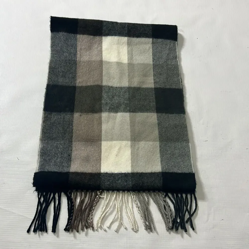 CASHMERE NECK SCARF MADE IN SCOTLAND‎ 71in LG W12 in